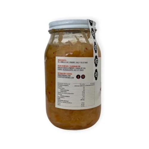Chucrut Estilo Coreano Kimchi Col Fermentada 415g Kol