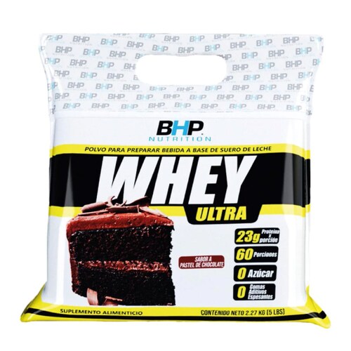 Proteina BHP Whey Ultra 5lbs  60 Serv. - Galletas Con Crema 