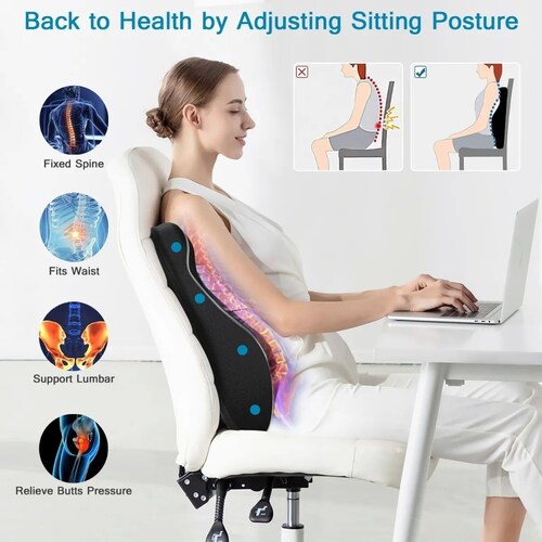 Almohada De Apoyo Lumbar de Espuma