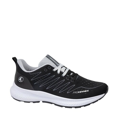 Tenis deportivo Prokennex para correr de hombre, color negro, mod. 1025379.
