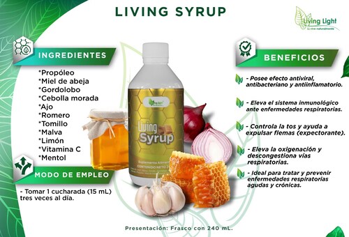 Gripe, Tos, Bronquitis - Syrup (2 Frascos).