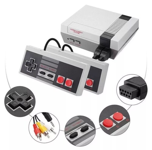 Consola Retro Tipo Clásico 620 Videojuegos 2 Controles