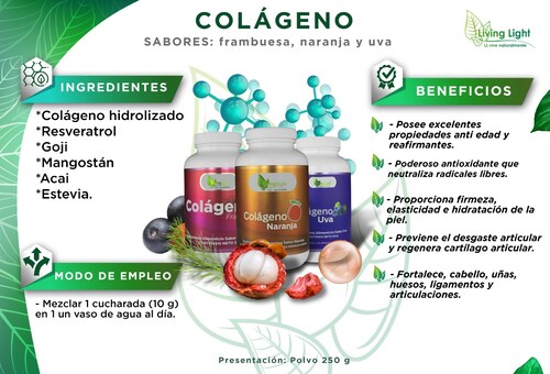 Colágeno - Anti Edad, Firmeza e Hidratación de la Piel