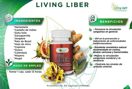 Varices, Hemorroides, Circulación Sanguinea - Liber (2 Frascos)