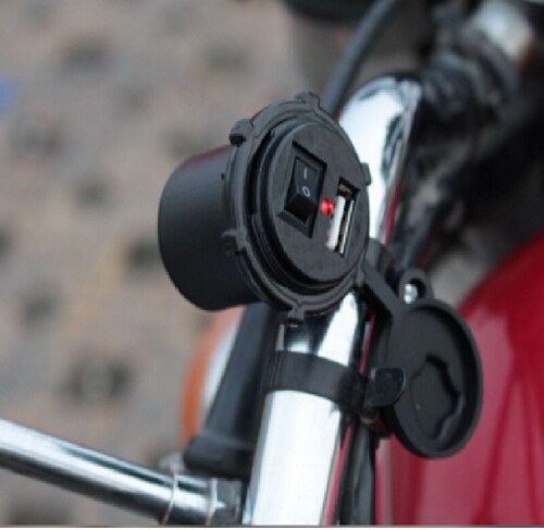 cargador usb turbo  para motocicleta 2.1 mah