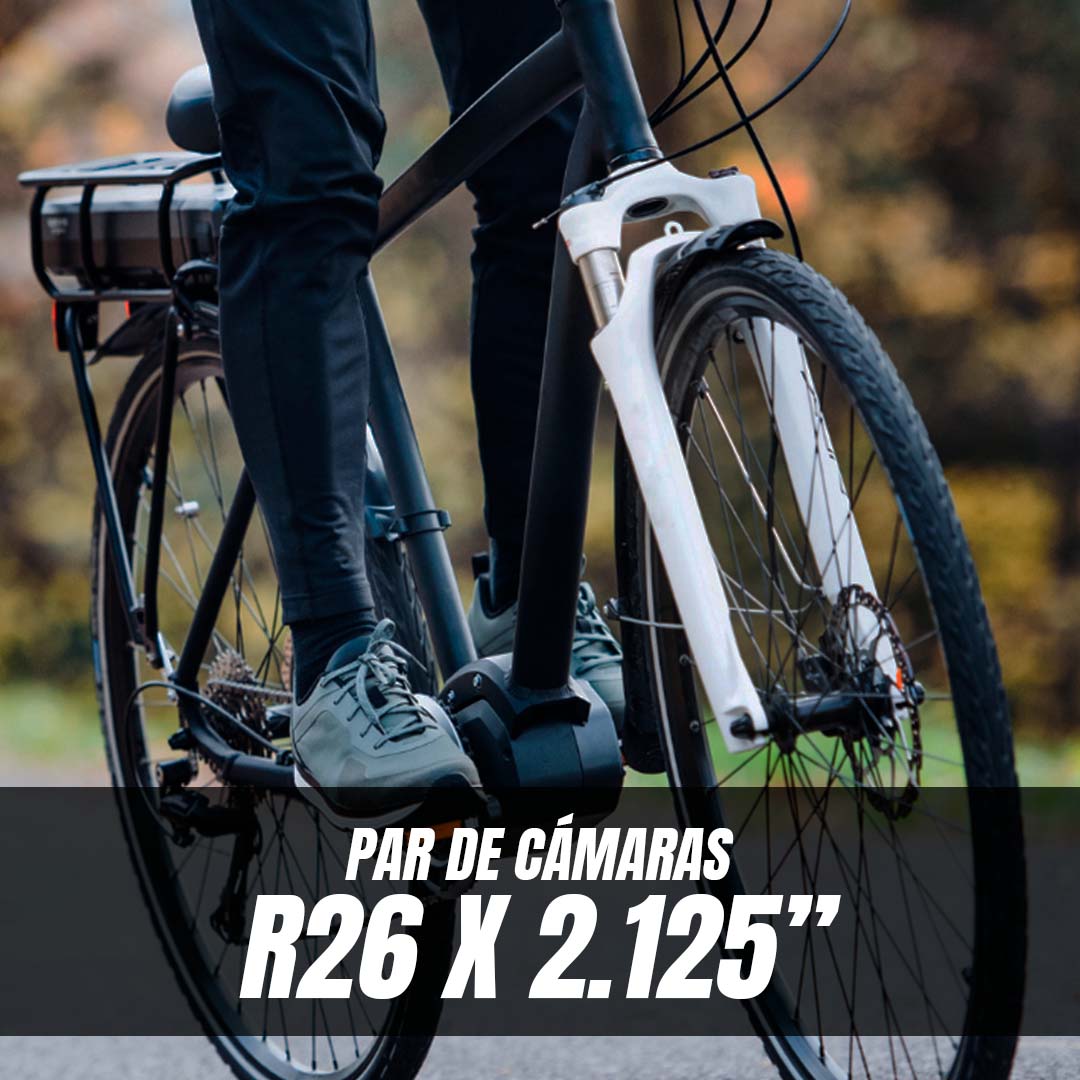 Par de C maras Para Bicicleta R20 X 2.125 V lvula Americana