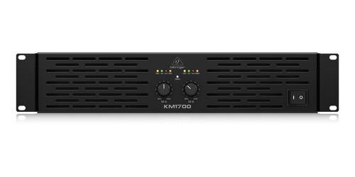 Amplificador Behringer KM1700 1700W color negro.