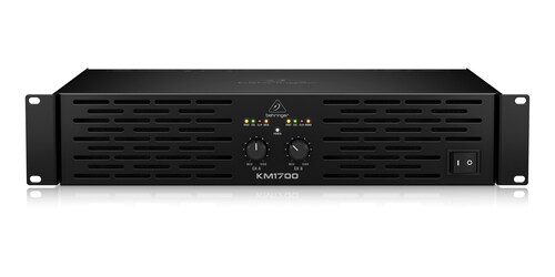 Amplificador Behringer KM1700 1700W color negro.