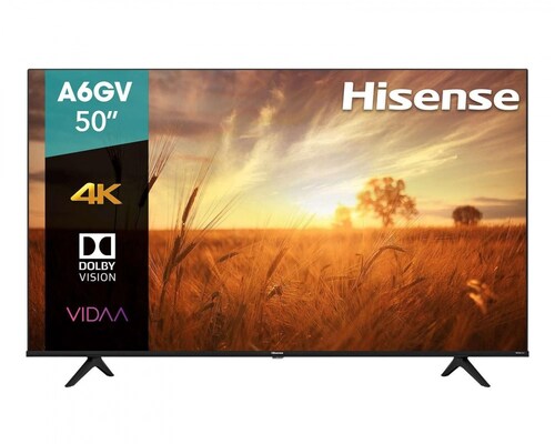 Televisión Hisense 50A6GV, 50 pulgadas UHD 4K Smart VIDAA