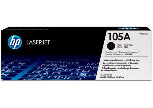 Tóner HP 105A Negro Original, 1000 Páginas 