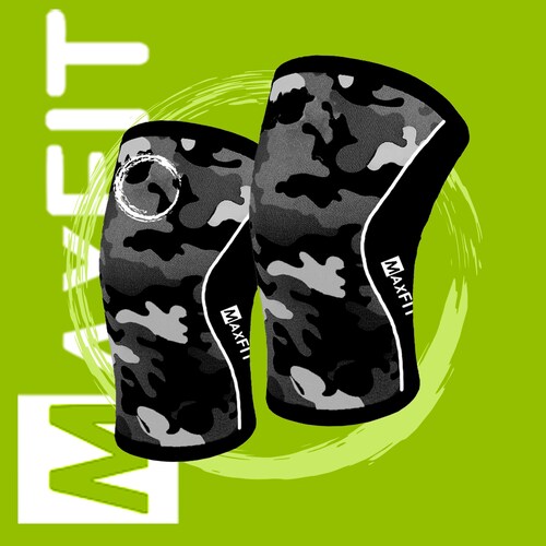 Rodilleras Elasticas De Neopreno Crossfit -gym Maxfit Gm424
