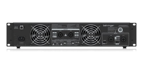 Amplificador De Audio Behringer Nx6000 6000 Watts Clase D