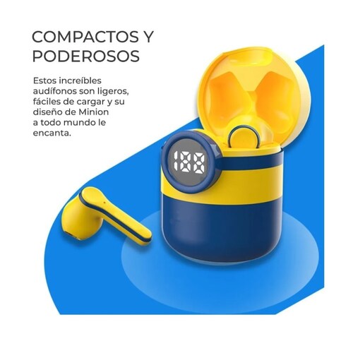 Audifonos Bluetooth Minions Despicable Me Manos Libres Inalambricos Recargables Nuevo Modelo