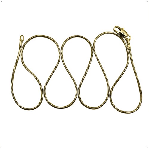 Dije Cruz Con Zirconia + Cadena Cola de Rata Chapa de Oro 18K Silver & Gold 