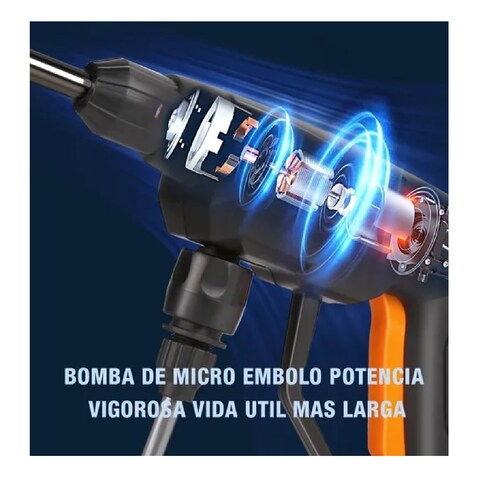 Hidrolavadora Inalámbrica Eléctrica De Alta Presión 10000ma