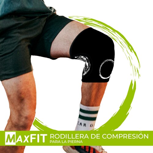 Rodilleras Elasticas De Neopreno Crossfit -gym Maxfit Gm425