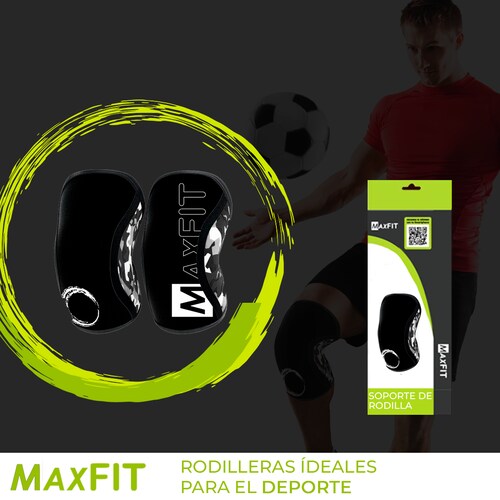 Rodilleras Elasticas De Neopreno Crossfit -gym Maxfit Gm425