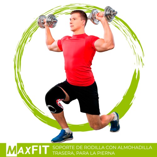 Rodilleras Elasticas De Neopreno Crossfit -gym Maxfit Gm425