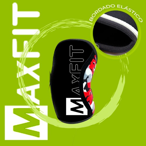 Rodilleras Elasticas De Neopreno Crossfit -gym Maxfit Gm425