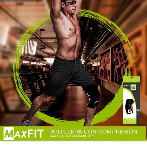 Rodilleras Elasticas De Neopreno Crossfit -gym Maxfit Gm425