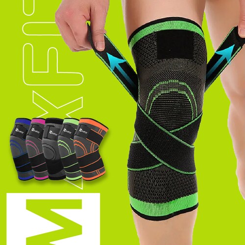 Rodillera Elástica De Compresion Gym Correr Crossfit Maxfit HX902