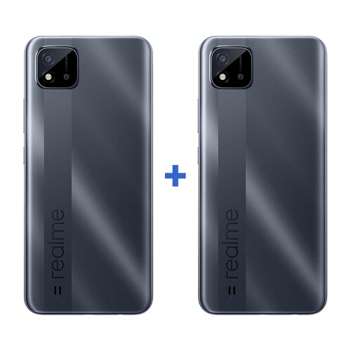Combo 2 Celular Realme C11 Gris 2GB + 32GB Desbloqueado  