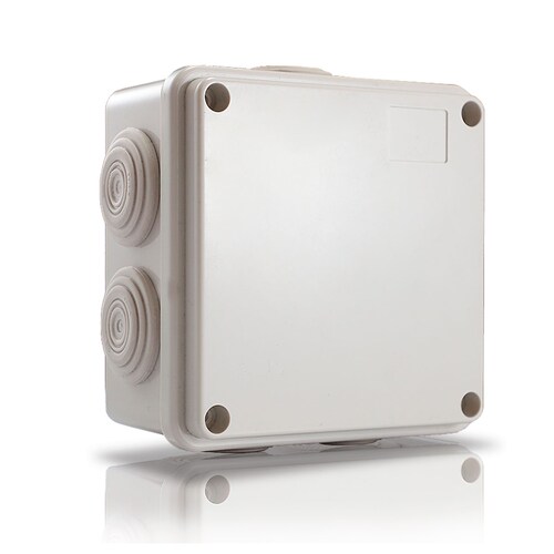Pack 4 Cajas Estancas Ip55 Para Exterior Sello De Goma Ens-pcb1010 Enson