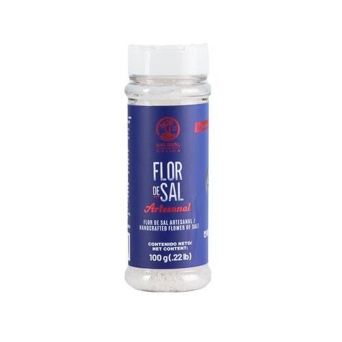 Flor de sal gourmet Sal Real de Colima salero 100 g