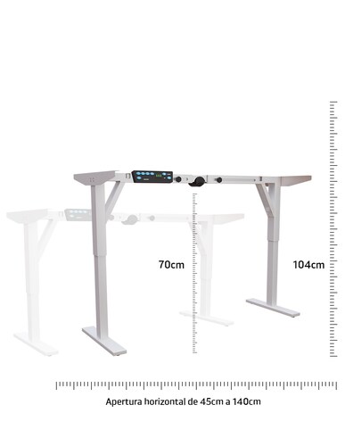 Base de Escritorio Inteligente con Ajuste de Alturas Motorizado y con Memorias / Master / HO-SMARTDESK