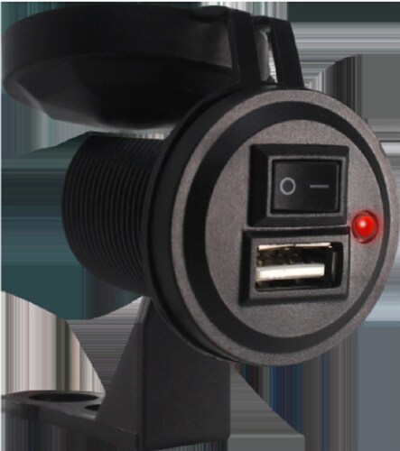 cargador usb turbo  para motocicleta 2.1 mah
