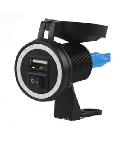 cargador usb turbo  para motocicleta 2.1 mah