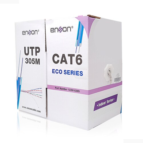 Bobina Cable Utp Cat6 Calibre 23 12261g305 Gris 305m Enson
