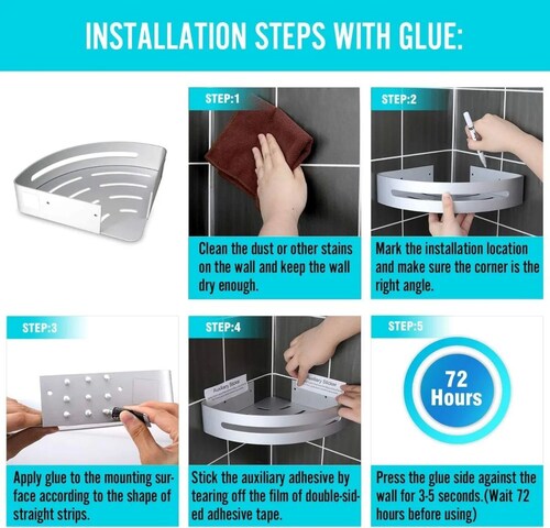 Repisa Esquinero Regadera Organizador Para Baño O Cocina
