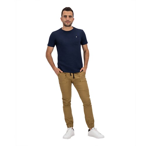 Jogger Fashion de Gabardina Premium - Caqui Holstone Hombre