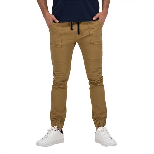 Jogger Fashion de Gabardina Premium - Caqui Holstone Hombre