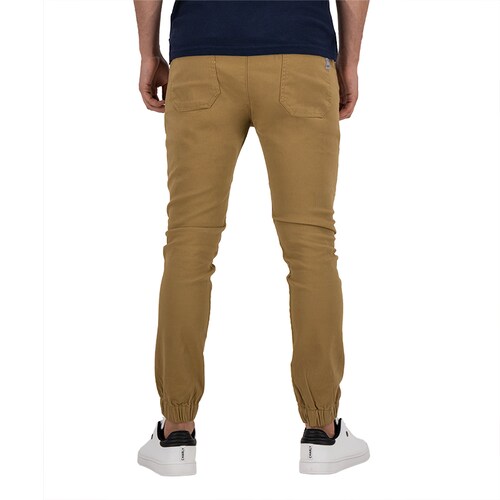 Jogger Fashion de Gabardina Premium - Caqui Holstone Hombre