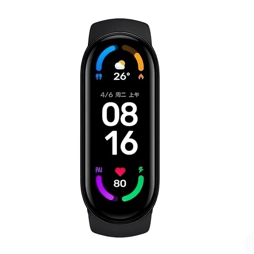 Xiaomi Mi Smart Band 7 1.62 Caja Negra, Malla Negra