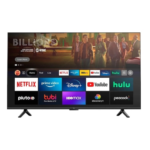 Pantalla Fire TV 55 pulgadas  4K 4-series Negro reacondicionado grado A