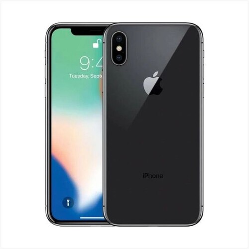 Apple Iphone X Negro 256GB Reacondicionado Grado A + Cargador Inalambrico.