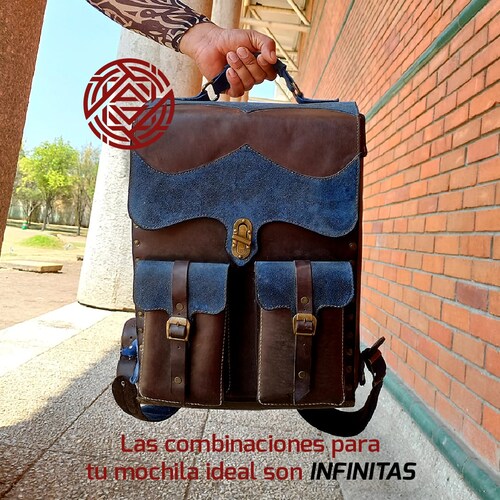 Mochilas De Cuero Artesanales Hombre