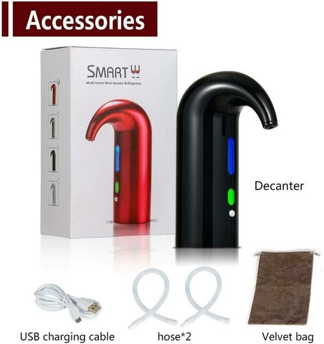 Dispensador Vertedor De Vino Eléctrico Para Aireador De Vino