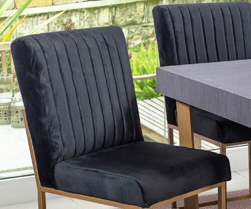 Comedor Caceres 6 Sillas Tubular y Cubierta Laminada.
