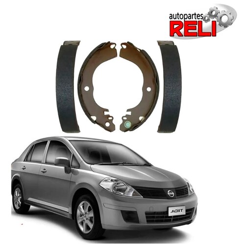 Balatas Traseras Tambor Nissan Tiida 2007-2018 Wagner