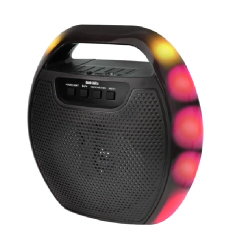 Bocina Bluetooth 6.5 Pulgadas Recargable Usb Micro Sd SA678T Link Bits RGB
