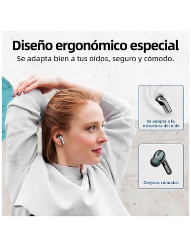 Audífonos In-ear Inalámbricos Bluetooth Petukita Box Negro X15CC Negro