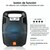 Bocina Bluetooth 6.5 Pulgadas Recargable Usb Micro sd MS-1901BT