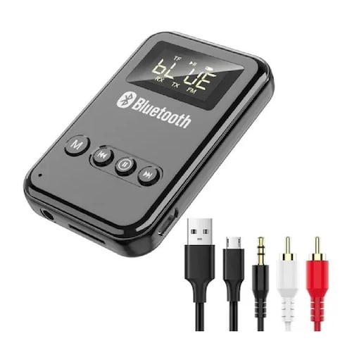 Transmisor/receptor Bluetooth 5.0 Lcd Para Pc, Tv, Bocina