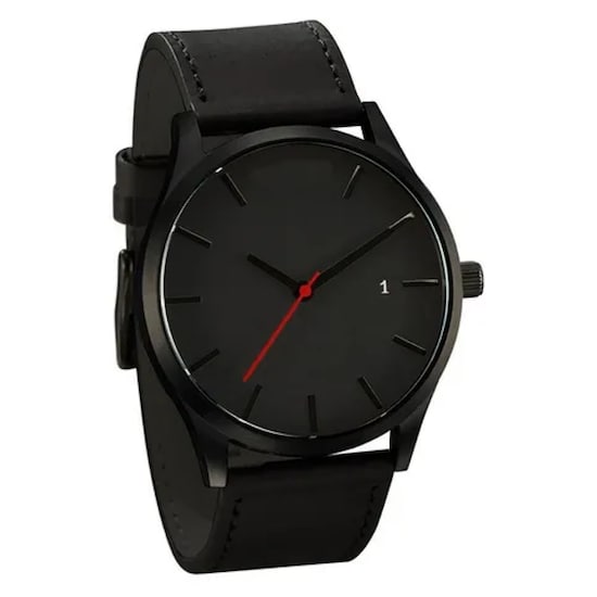 Reloj Casual Elegante Color Negro Para