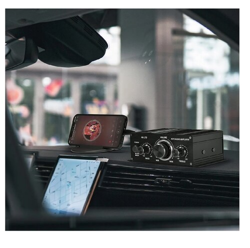 Mini Amplificador De Potencia De Audio P /auto Casa 2 Canal