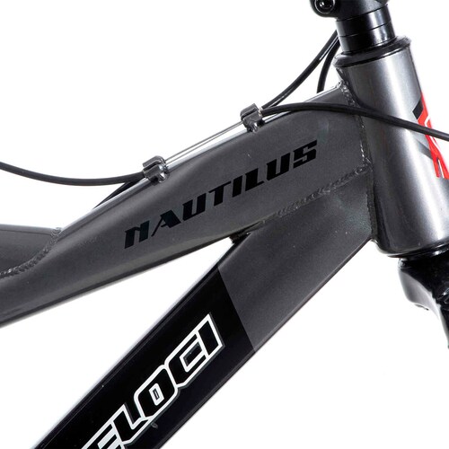 Bicicleta Veloci Nautilus Rodada 20 Gris De Montaña